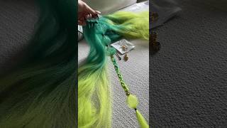 So einfach Haarfarbe ändern ohne zu färben🙈😍 ravebraids braids hairtutorial festivalhair [upl. by Valerian151]