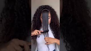 PENTEADO muito FÁCIL para CABELO CACHEADO 👩🏽‍🦱😲😳 SE INCREVASE [upl. by Junna]