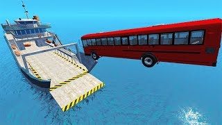 Beamng drive  Epic High Speed Car Jumps 5 [upl. by Ylac605]