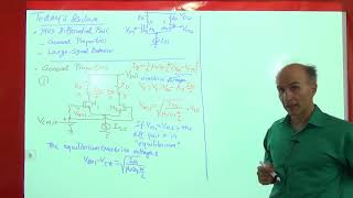 Razavi Electronics2 Lec12 LargeSignal Analysis of MOS Differential Pair [upl. by Ahsinej]