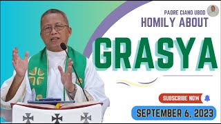 Fr Ciano Homily about GRASYA  962023 [upl. by Eimmelc]