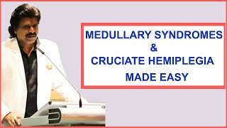 MEDULLARY SYNDROMES amp CRUCIATE HEMIPLEGIA MADE EASY [upl. by Hafeenah]