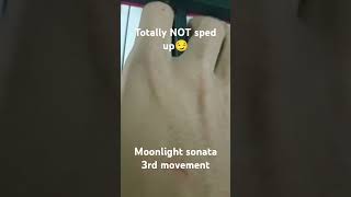 Moonlight​ sonata​ 3rd​ movement in 20 mins practice [upl. by Oicor530]