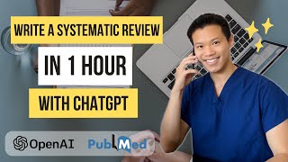 ChatGPT Tutorial Write a systematic review under 1 hour [upl. by Ociredef]