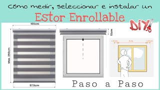 CÓMO INSTALAR UN ESTOR ENROLLABLE  PASO A PASO [upl. by Tiffi17]