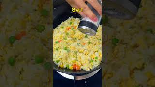 Perfect Egg Fried Rice 🍚🔥 StreetFood ChineseFood AsianFood [upl. by Eimyaj]