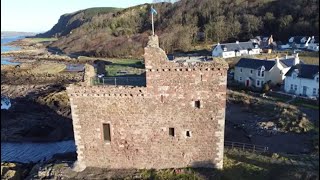 Places to visit near Hunterston and aerial shots of the Castle [upl. by Millda]