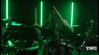 TETRARCH  Negative Noise Drum Playthrough  Napalm Records [upl. by Shandee621]