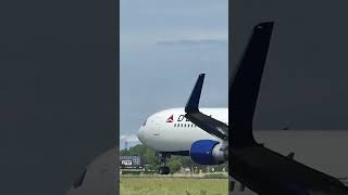 Delta Boeing 767300 take off [upl. by Jamaal763]