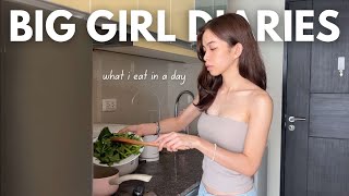 Big Girl Diaries •౨ৎ˚ what i eat in a day grocery shopping amp current reads [upl. by Benedict]