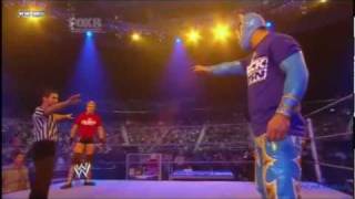 WWE Smackdown ★ Sín Cara vs Jack Swagger 42911 [upl. by Anowahs]