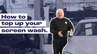 How to top up screen wash 🧼🚘 [upl. by Lletnwahs]