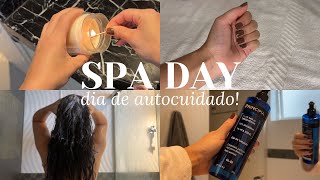 fiz um SPA DAY em casa para relaxar ♡ unhas cabelo skin care etc 🌷💗✨ [upl. by Semadar]