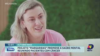 Outubro Rosa Projeto Margaridas promove saúde mental reunindo pacientes com câncer [upl. by Lyrrehs]