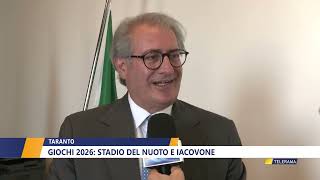 Taranto Giochi 2026 stadio del nuoto e Iacovone [upl. by Mundt]