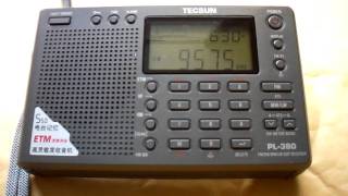 Radio Mediterannee International received with Tecsun PL380 [upl. by Elena]