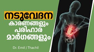 നടുവേദന കാരണങ്ങളും പരിഹാര മാർഗങ്ങളും  Back Pain Malayalam  Naduvedana [upl. by Areehs]