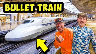 Riding FIRST CLASS on a BULLET TRAIN in JAPAN 200 MPH [upl. by Krebs]