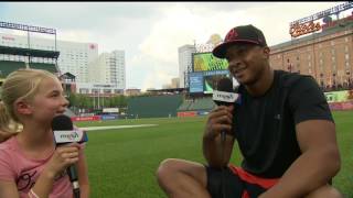 Nicole Parker interviews Jonathan Schoop [upl. by Waki]