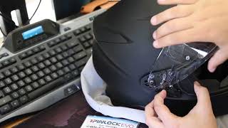 How to Install a Pinlock in a Shoei RF1400 [upl. by Ayet]