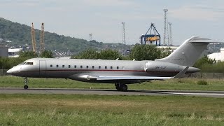 Vista Jet 9HVJF  Bombardier Global 6000  Belfast City Airport BHD  8th May 2024 [upl. by Iv883]