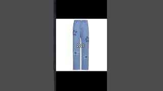 Jeans over the years shorts tiktok explore jeans fashion [upl. by Lyndsie]