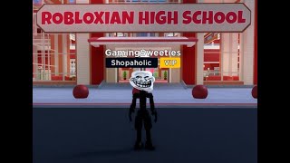 Tutorial for troll face  Robloxian High School No longer works [upl. by Rawley783]