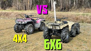 Honda 6X6 VS Honda 4X4 [upl. by Vasta]