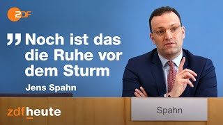 Kampf gegen Corona Jens Spahn und Lothar Wieler RKI zum aktuellen Stand [upl. by Bickart]