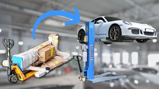 Installing a Single PostMobile Car Lift in my shop [upl. by Dola]