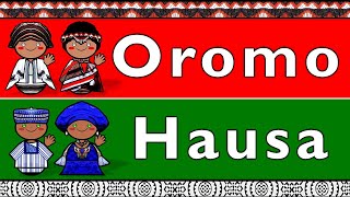 AFROASIATIC OROMO amp HAUSA [upl. by Yhtir]