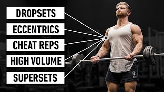 Advanced Training Techniques Supersets Eccentrics Dropsets High Volume ft Dr Brad Schoenfeld [upl. by Reinar]