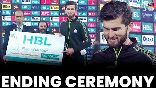 Ending Ceremony  Quetta Gladiators vs Lahore Qalandars  Match 10  HBL PSL 8  MI2A [upl. by Venola]