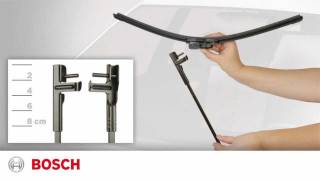 Bosch Wiper Blades  Sidelock Installation Video II10142 [upl. by Cahilly]