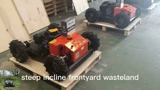 Saan makakabili ng Vigorun VTLM800 wireless radio control trackmounted weed mower online [upl. by Madra259]