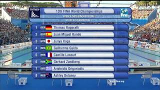 2009 FINA World Swimming ChampionshipsMens 50m Backstroke Semifinals [upl. by Skardol]