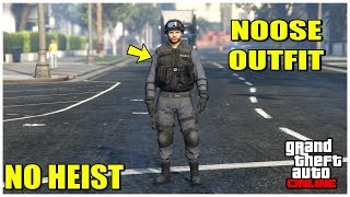 GTA 5 NOOSE OUTFIT amp POLICE OUTFIT 150 NO HEIST GTA 5 NOOSE amp COP OUTFIT 150 PS4 [upl. by Enitsirc]