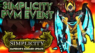 1 PREEOC RSPS NEW UPDATE amp CONTENT PACKED PVM EVENT FREE CUSTOM SCYTHE  Simplicity RSPS [upl. by Geanine]