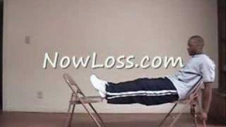 Lower Ab Exercise You Can Do At Home w 2 chairs [upl. by Moersch]