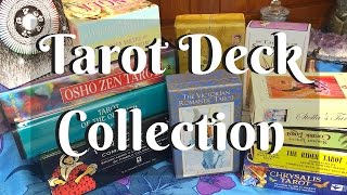 Tarot Deck Collection 2015 [upl. by Yup664]