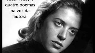 Hilda Hilst quatro poemas na voz da autora [upl. by Rodina]