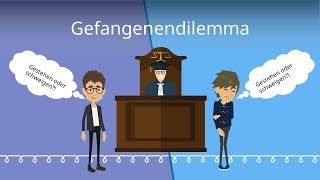 Spieltheorie  Das Gefangenendilemma mit Beispiel erklärt [upl. by Jenne]