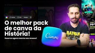 NOVO O Melhor Pack de Canva da História Pack Canva Stories Animados [upl. by Esch]