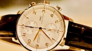 Review IWC Portugieser Chronograph Reference 3714 [upl. by Ahsinyd]