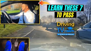 LEARN THESE 7 TO AVOID FAILING  To Pass Driving Test Learn These 7 The Bonus [upl. by Savage]