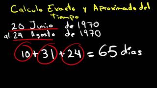 CALCULO EXACTO Y APROXIMADO del TIEMPO Matemáticas Financieras [upl. by Ynnus777]