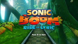 Sonic Boom Rise of Lyric playthrough Longplay [upl. by Hceicjow]