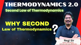 Why Second Law of Thermodynamics  Law of thermodynamics  Thermodynamics 20  AIR1 NegiSir [upl. by Oak]