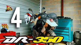 Saddlebags amp Brush Guards  SUZUKI DR350 Adventure Build  Episode 04 [upl. by Vernita]