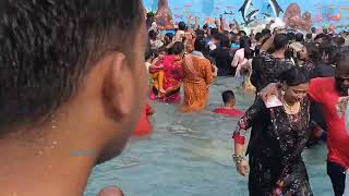 ওয়েভ পুল। swimming pool enjoy the nondon park chanderjamai [upl. by Burhans]